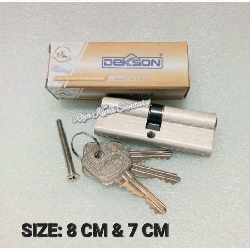 Cylinder Kunci Dekkson 80MM 70 MM/Double Cylinder Dekson CYL DC DL 80MM 70MM SN