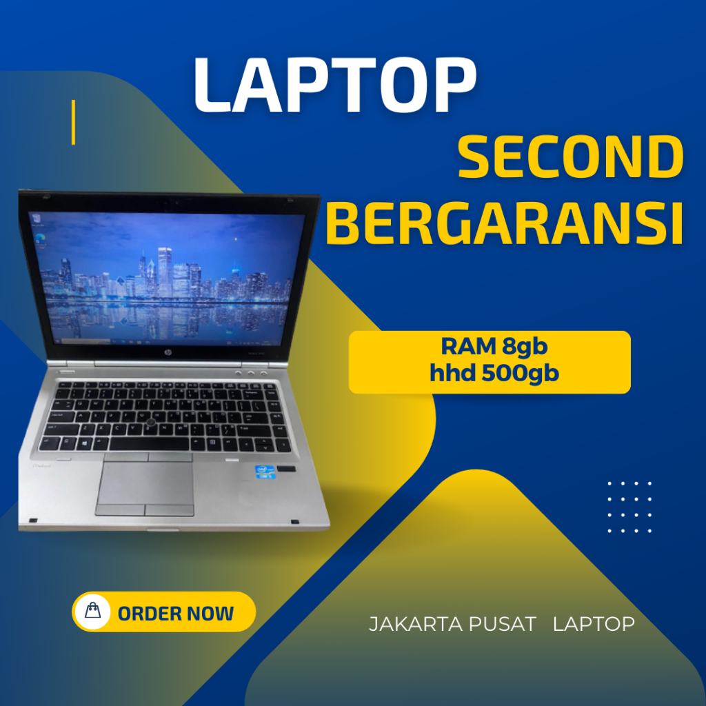 LAPTOP HP ELITEBOOK 8470P  8GB 500GB INTEL CORE I5 GEN 3