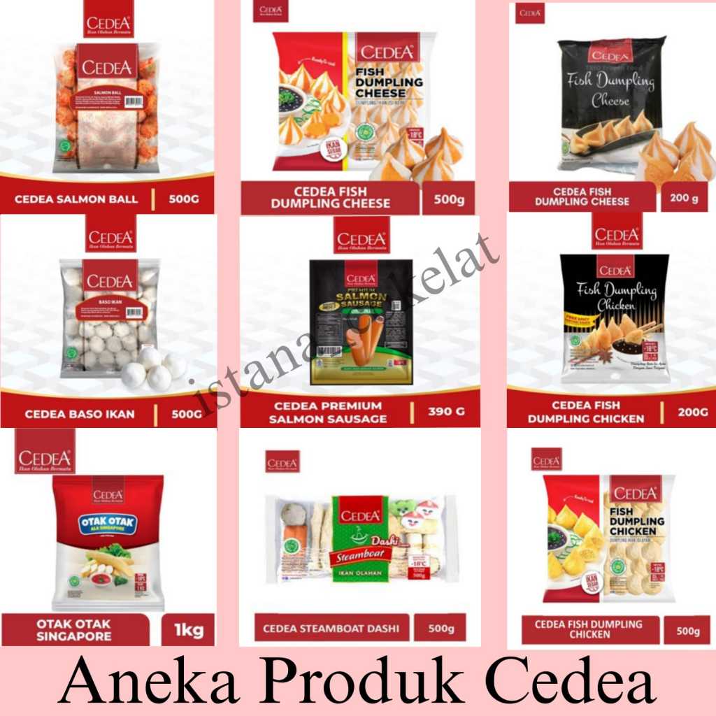 

[FROZEN] Aneka All Produk Cedea 250gr, 500gr, dan 1kg