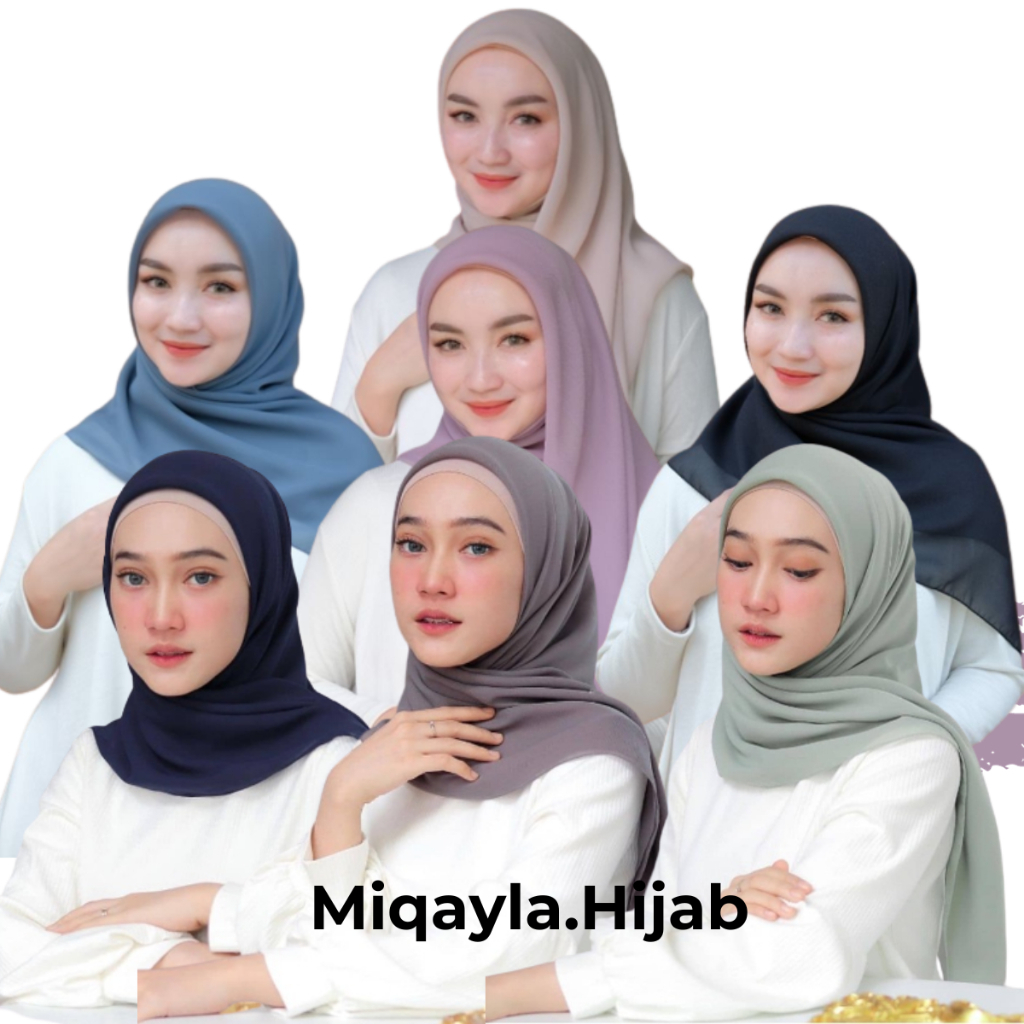 Hijab Bella Square Termurah/Jilbab bella square /Hijab Segiempat Bella Square Polos Warna Terlengkap