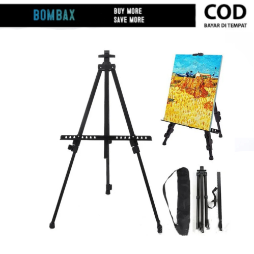 

Tripod Stand Holder Papan Lukis Easel Besi Tripod Dudukan Kanvas Papan Tulis