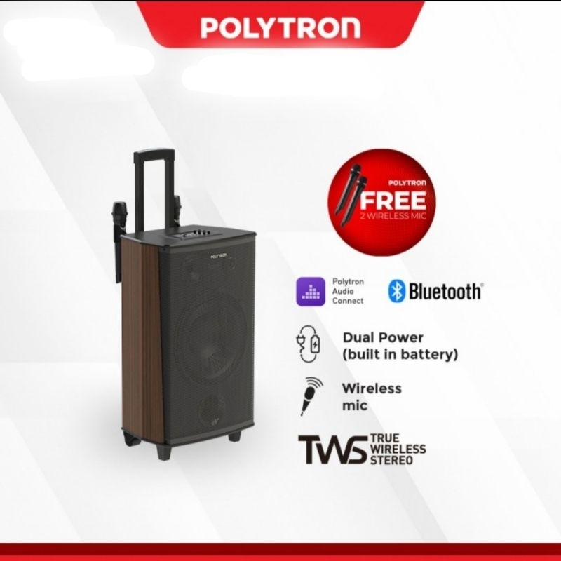 POLYTRON PASPRO10F6 SPEAKER AKTIF PROFESIONAL