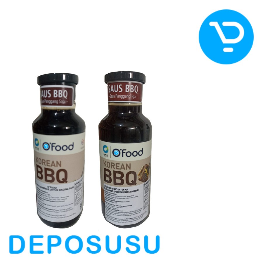 

O'FOOD Korean BBQ Daesang Bulgogi/DAGING SAPI dan Galbi/IGA SAPI 500g