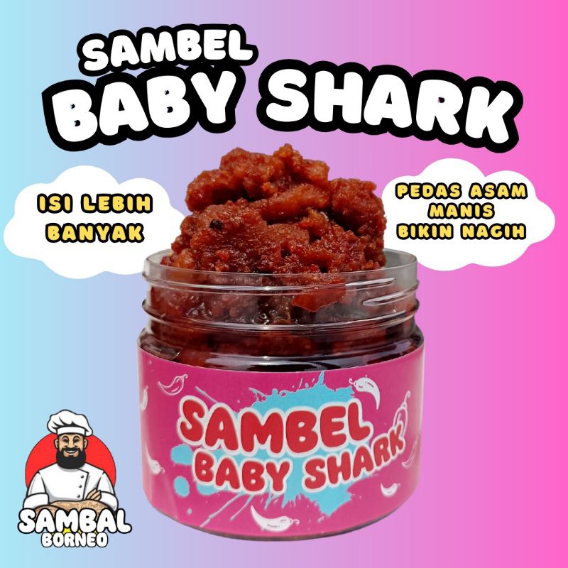 

sambel borneo - sambel babyshark ikan hiu asin 300gr