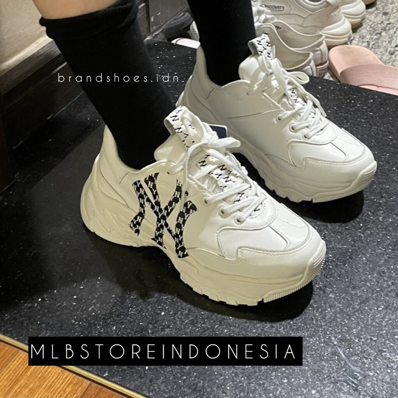 Sepatu Sneakers MLB Bigball Chunky Mono New York Yankees
