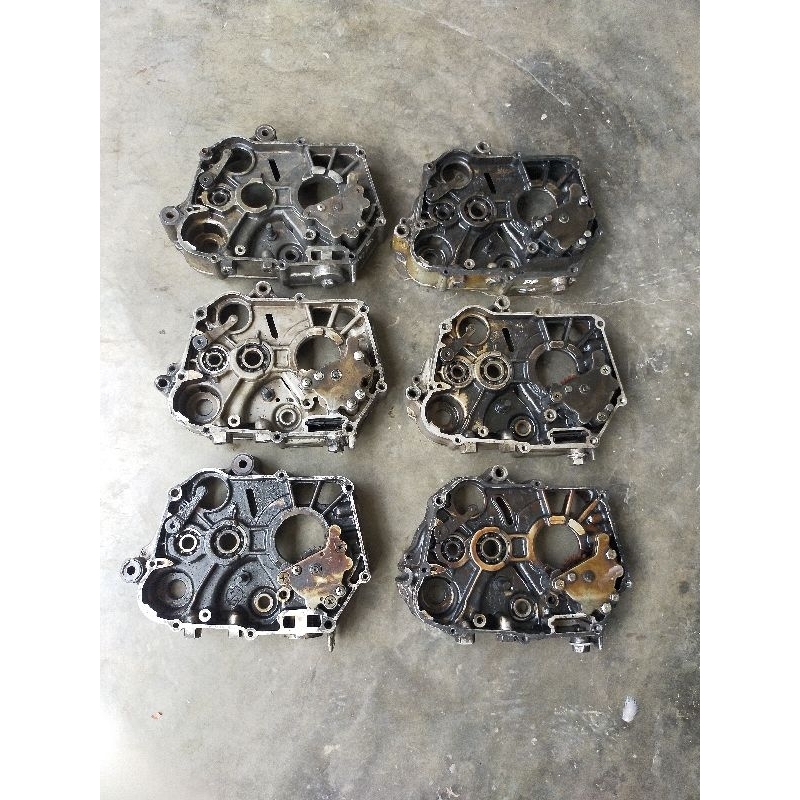 Crank Case Rengkes Krengkes Kanan Garuda Bangau Supra Mocin Set Pompa Oli Kanan Besar Garuda 110cc 1