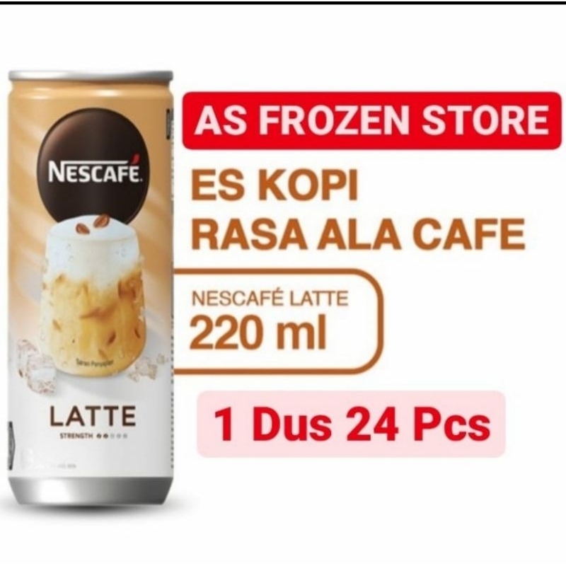 

Nescafe Latte / Nescafe Kaleng Latte / Nescafe Can Latte 220ml 1 Dus 24 Pcs