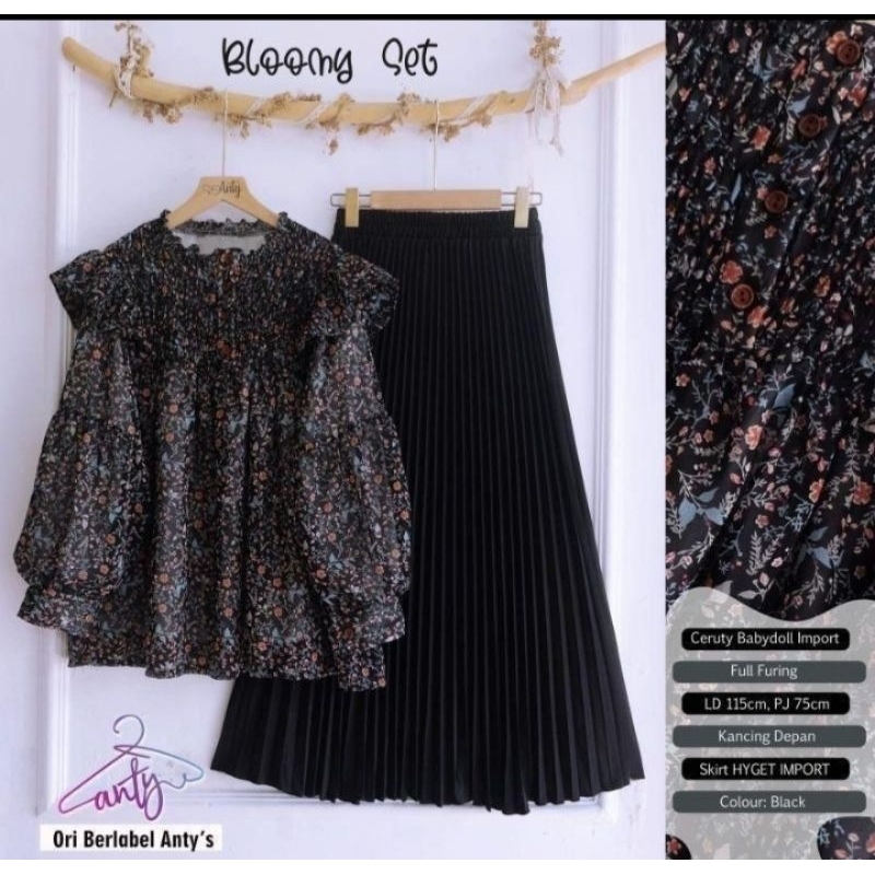 baju bloomy set