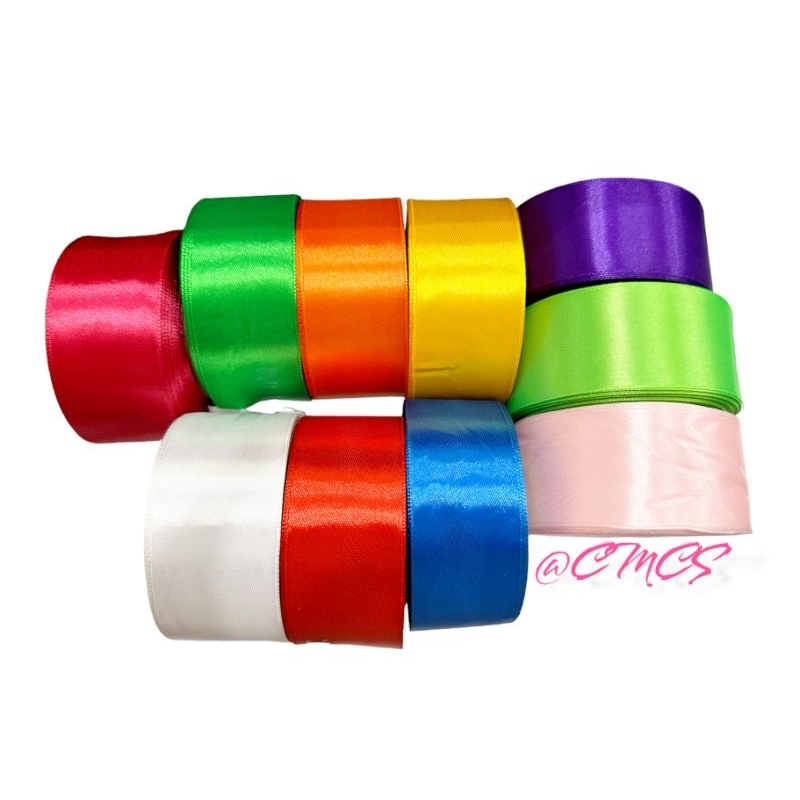 

PITA SATIN UKURAN 1,5 INCI ATAU 4 CM HARGA PER ROLL / PITA KAIN SATIN UKURAN 1,5 INCI ATAU 4 CM