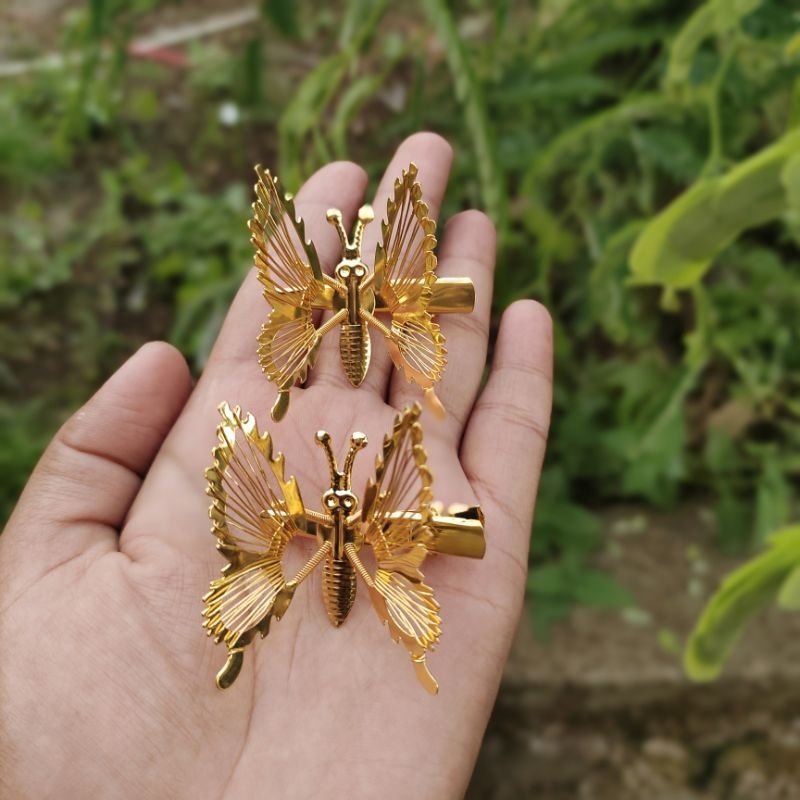 Jepit Kupu- Kupu Bergerak