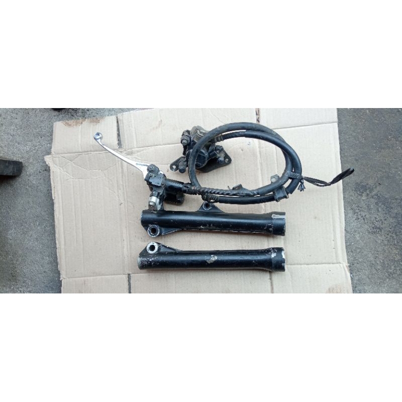 Bottom botem tabung shock set rem depan Honda Blade supra Revo absolute