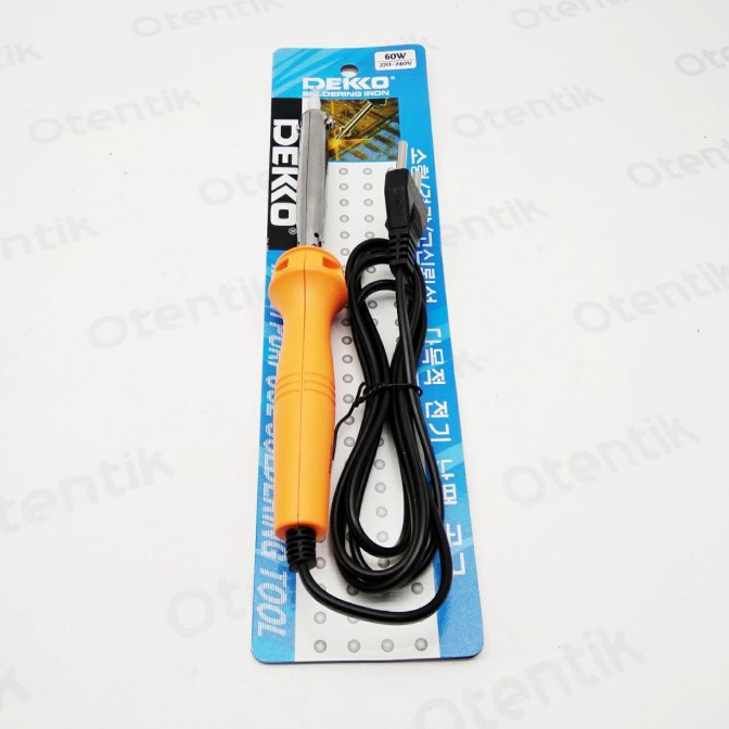 Terlaris.. DEKKO SOLDERING IRON 60W - DEKO ALAT SOLDER 60 W - SOLDERING - PATERI - PATRI