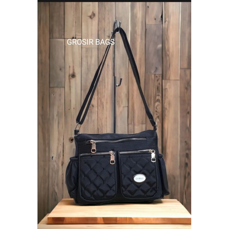 Tas selempang wanita chibao kantong depan kekinian
