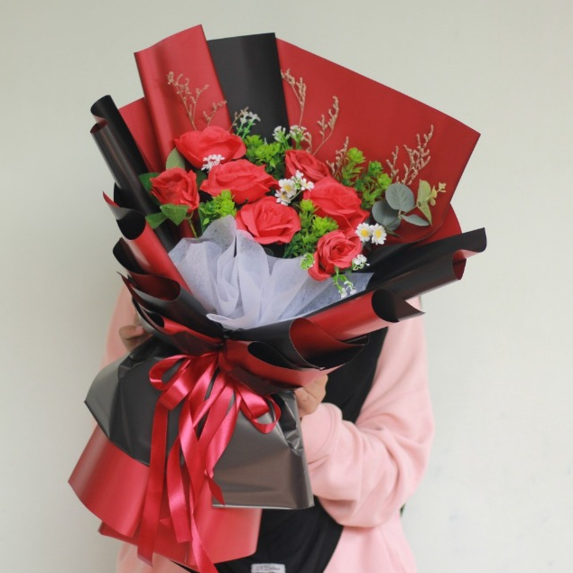 Bucket bunga / Buket Bunga XL Flower bouquet Artificial