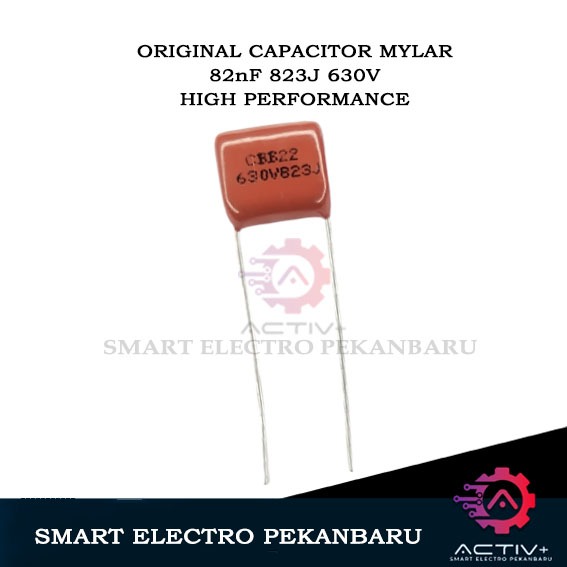 ORIGINAL CBB22 MYLAR 82nF 823J 630V CAPACITOR MILAR 823J 630VOLT KAPASITOR MYLAR 823 630 V 82 nF CAP