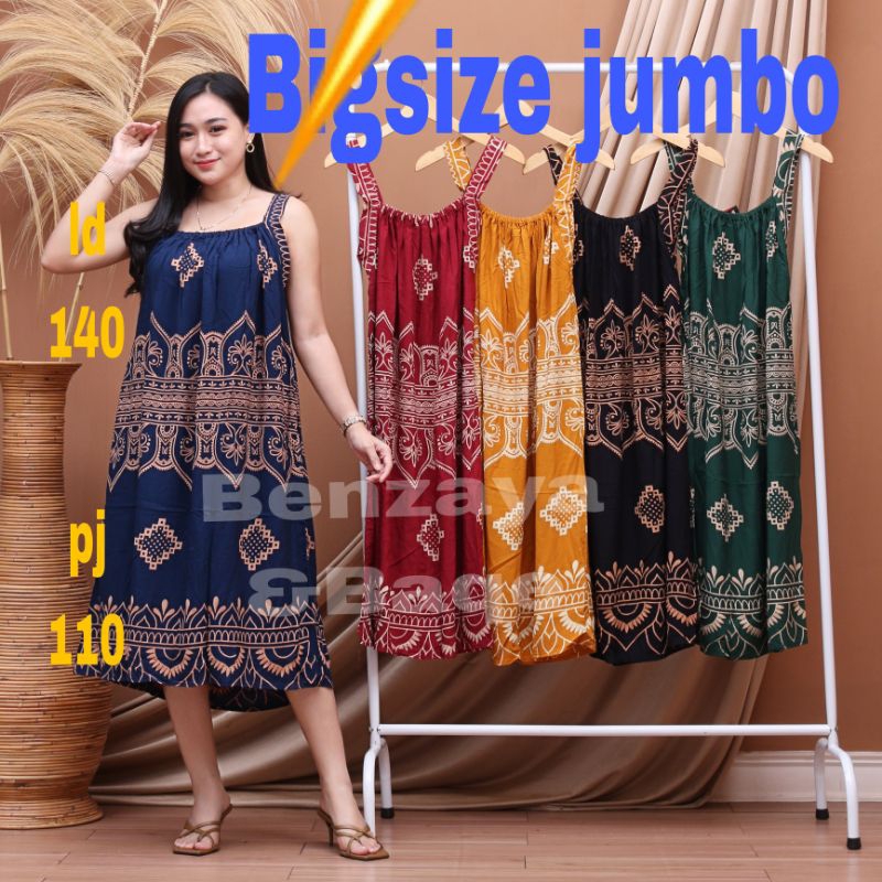 Daster Kekinian Busui Jumbo Baju Tidur Yukensi Ld 140