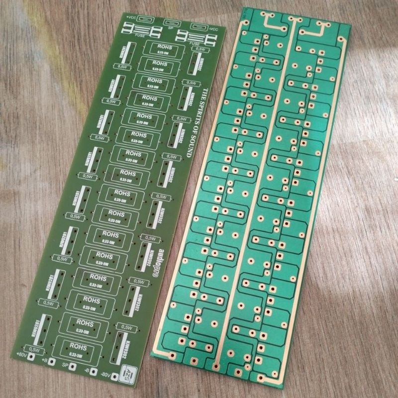 pcb final untuk 8 sett transistor final