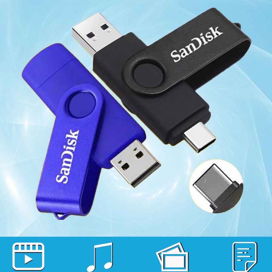 Segera Dapatkan COD FLASHDISK OTG TYPE C 32GB/128GB/64GGB FLASH DRIVE ULTRA DUAL USB 3.1 flsahdisk h