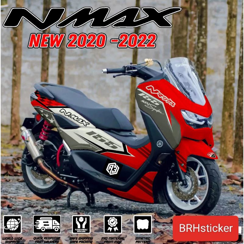 sticker decal full body yamaha nmax new dekal full blok nmax new