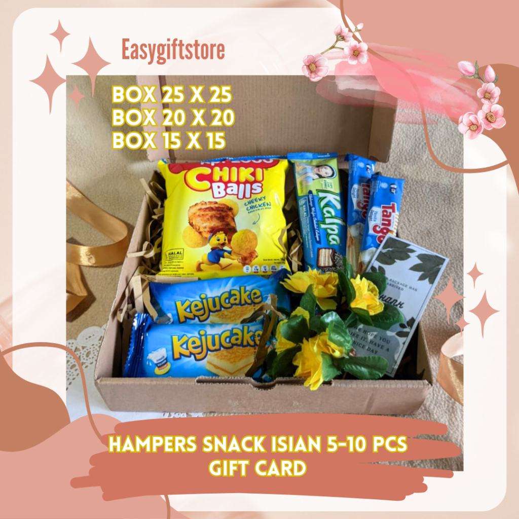 

EASY GIFT - Gift Box Snack Murah / Snack Box / Hampers Snack Murah / Hampers Murah UlangTahun