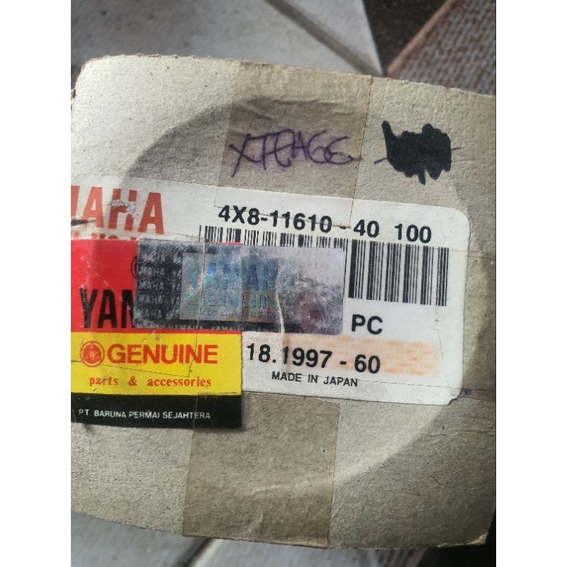 piston/seher set ring rxs rx spesial yt os 100 original yamaha