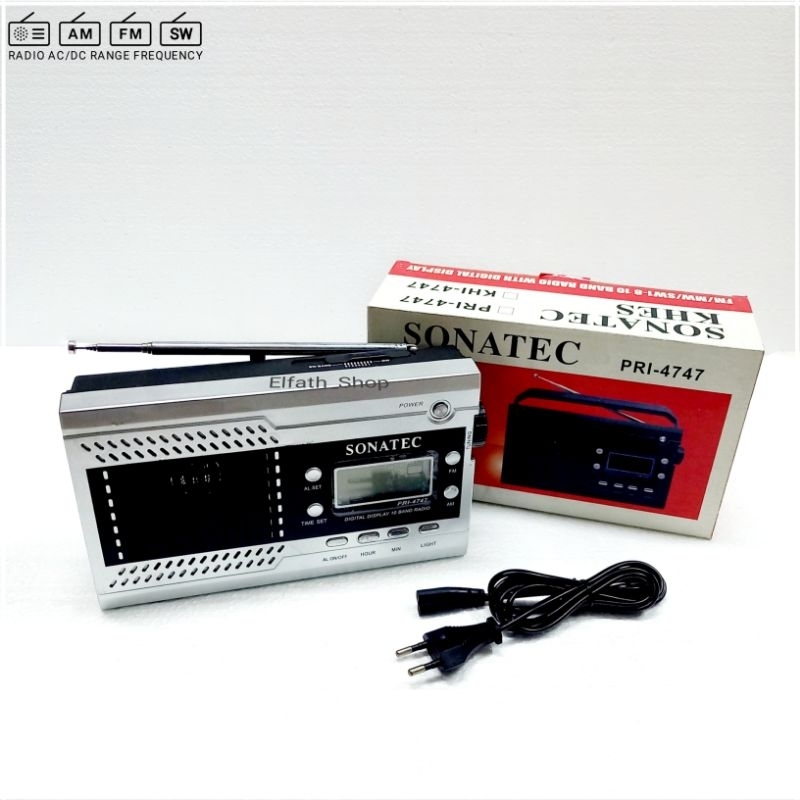 Radio AC/DC Portable Digital Display