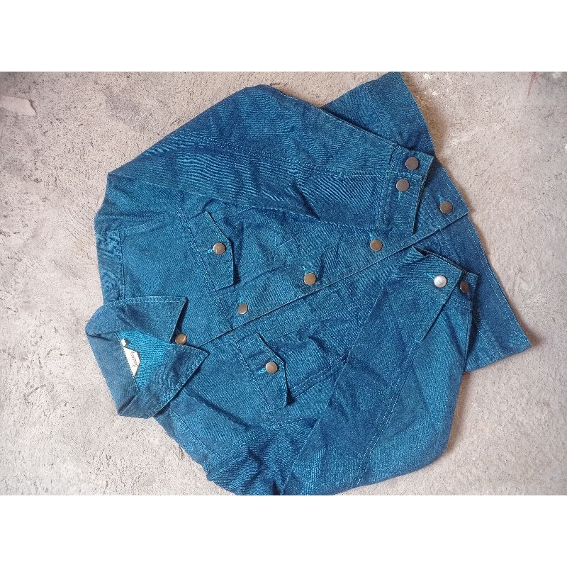 jaket jacket jeans crop top bekas second original