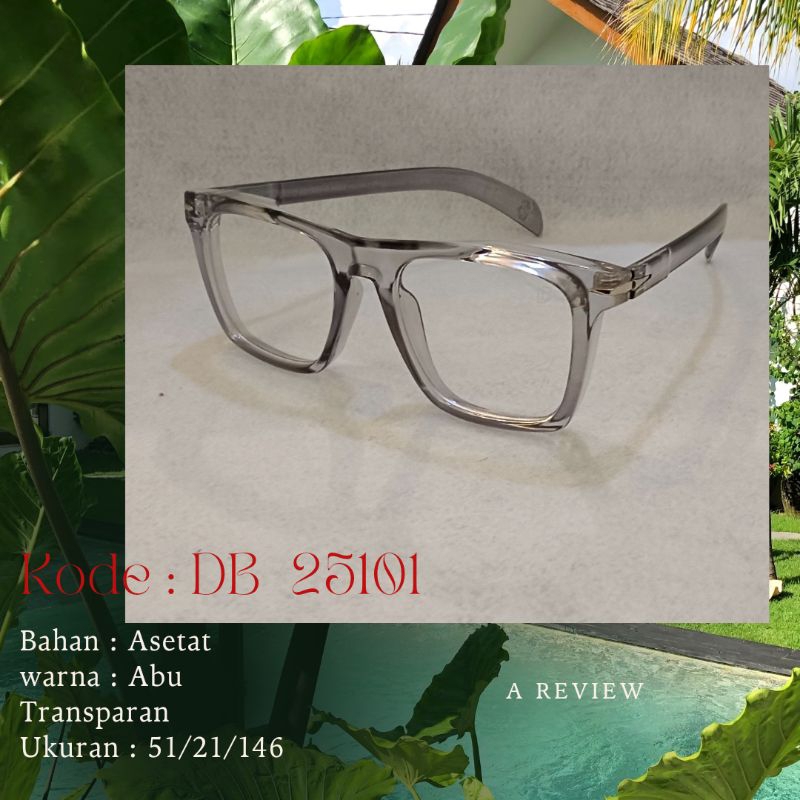 Kacamata DB Grey Transparan blukromik night drive