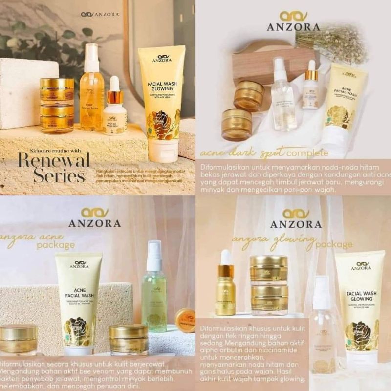 ANZORA Glow Skincare //Acne Anzora// Renawal Anzora// Ads Anzora