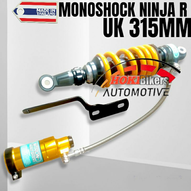 [PROMO12.12] MONOSHOCK NINJA R Tabung Pisah Ride it Kawasaki Ninja R Ninja Ss150 Mono shock belakang