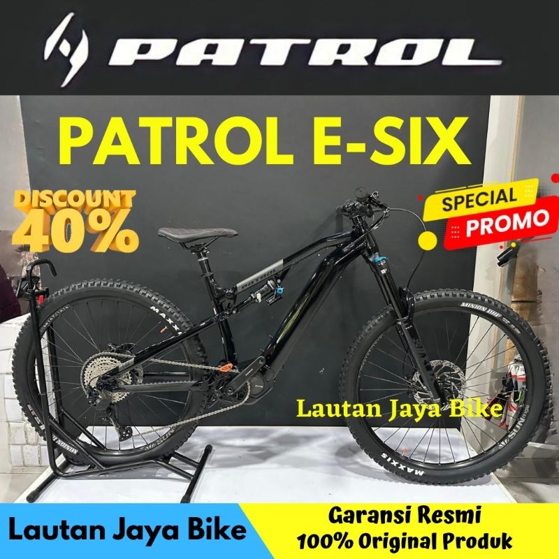 Sepeda MTB PATROL E SIX Fork Fox Float 38