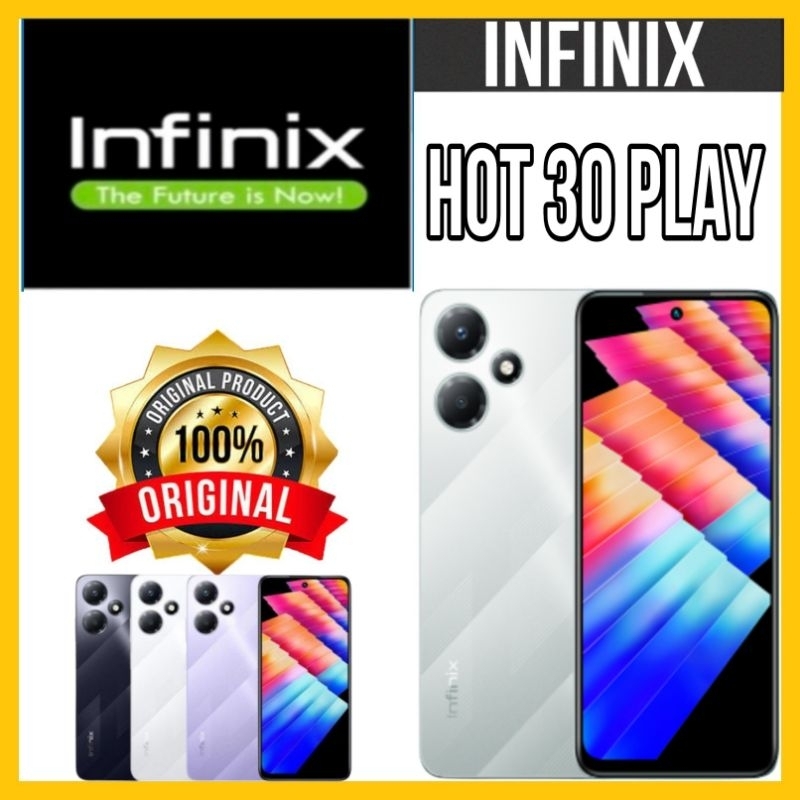 TERLARIS INFINIX HOT 30 PLAY RAM 4/64 GARANSI RESMI INFINIX INDONESIA
