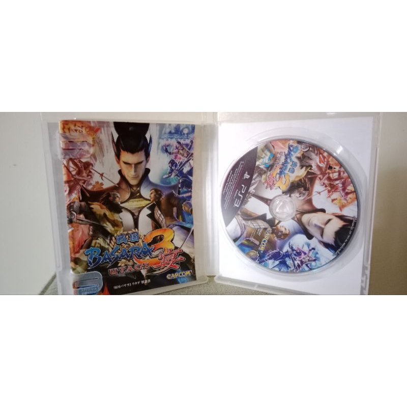 BD Original PS 3 Sengoku Basara 3 utage JPN Bahasa Jepang ORI Jepang lengkap manual book