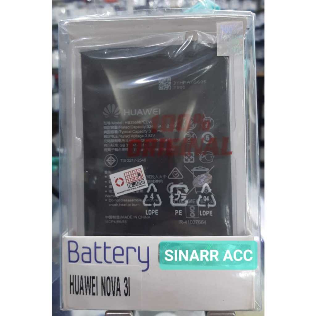BATRE BATERAI HUAWEI NOVA 3i / NOVA 2i ORI 100%