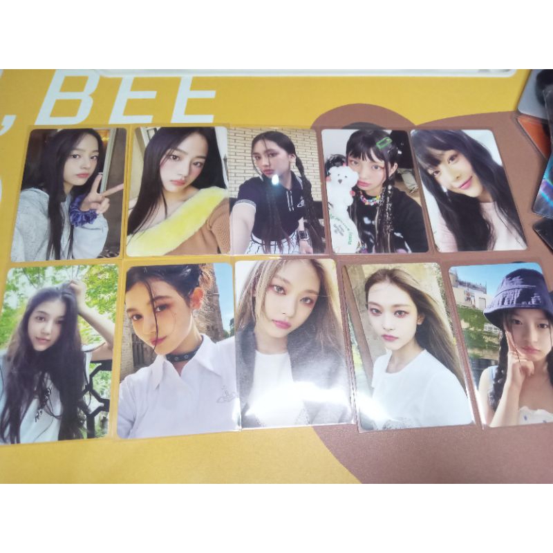 ready stok new jeans potocard pc hanni bucket new jeans official