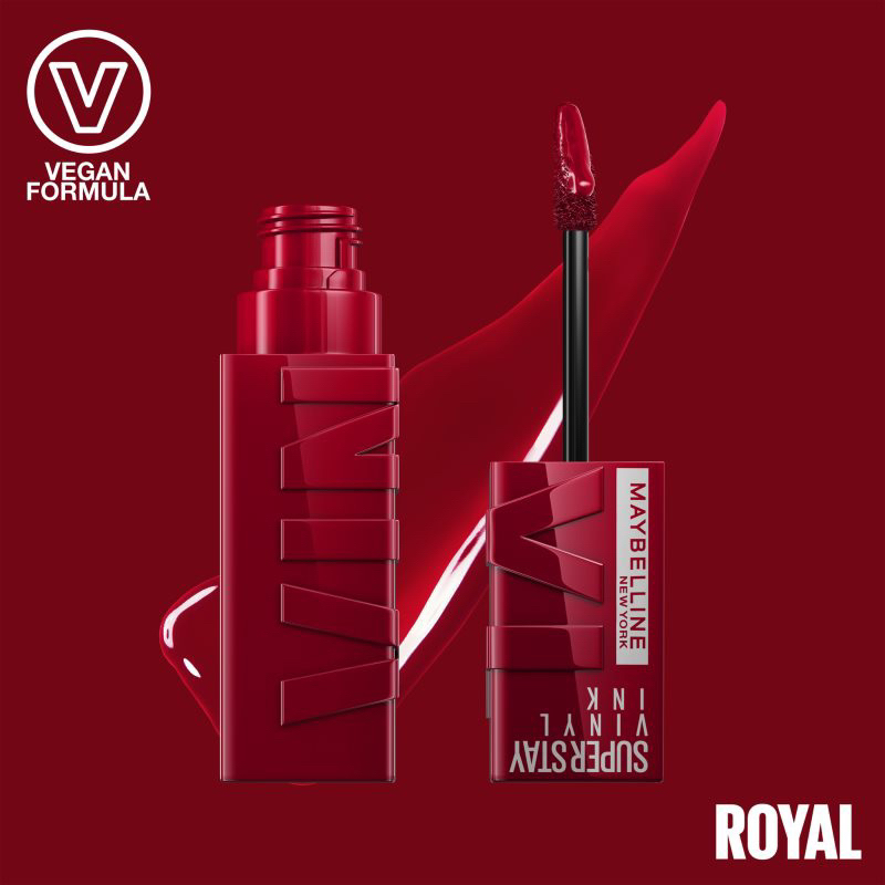 Maybelline New York SuperStay Vinyl Ink Lipstick - 55 Royal IMPORT EU tdk keluar di Indo LIMITED EDI