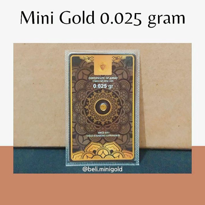 Promo Terbaru Mini Gold 0,025 gram 𝄫