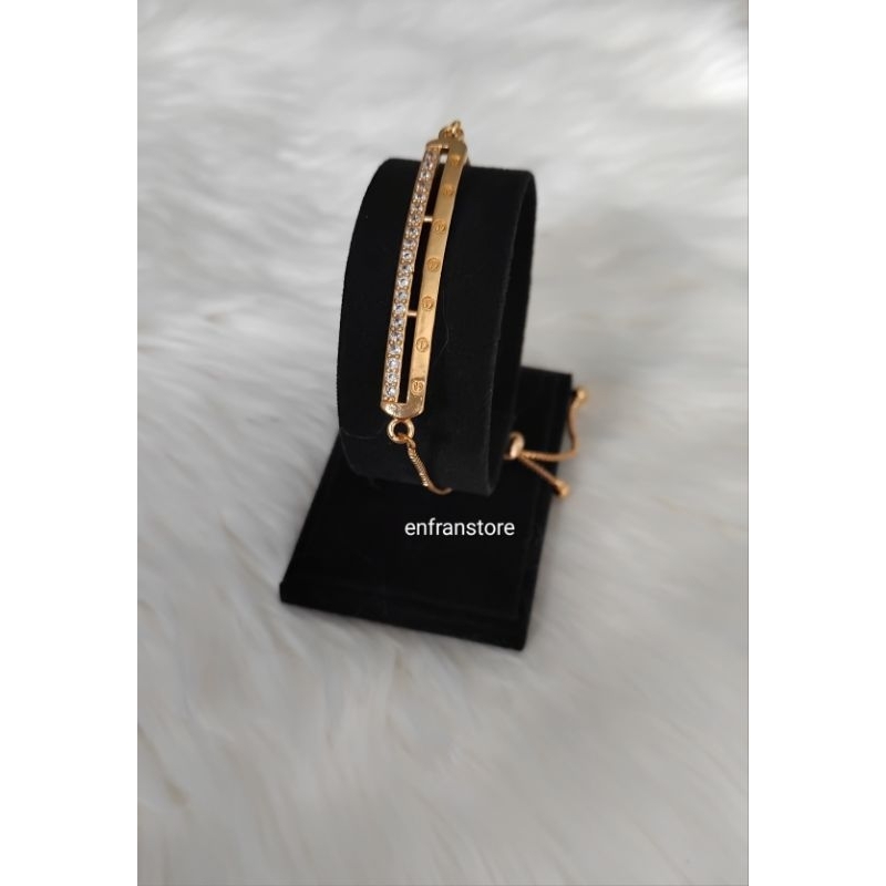 PERHIASAN GELANG SERUT  WANITA  ELEGAN XUPING TITANIUM ANTI KARAT