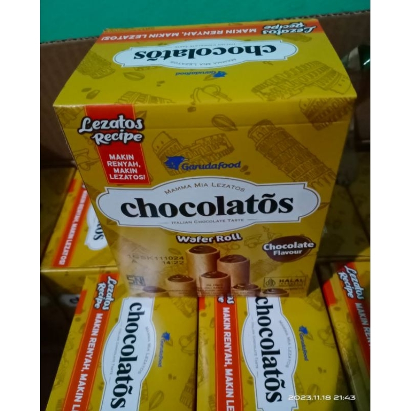 

Chocolatos Wafer Roll isi 24 pcs