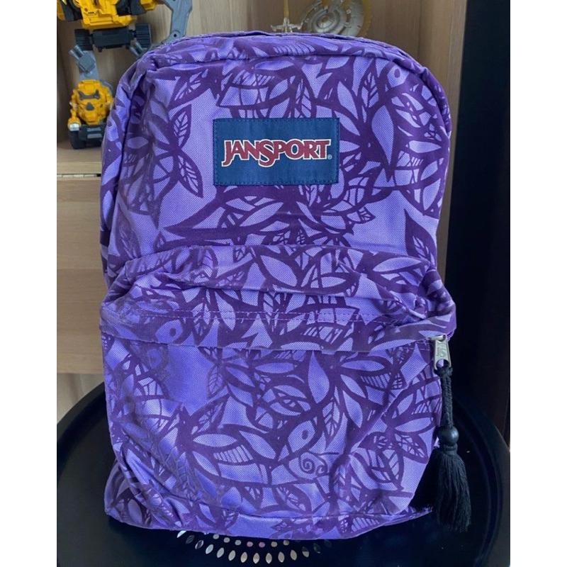 [PRELOVED] Original Jansport Purple Tas Ransel / Backpack / Daypack - TIDAK BISA DI NEGO