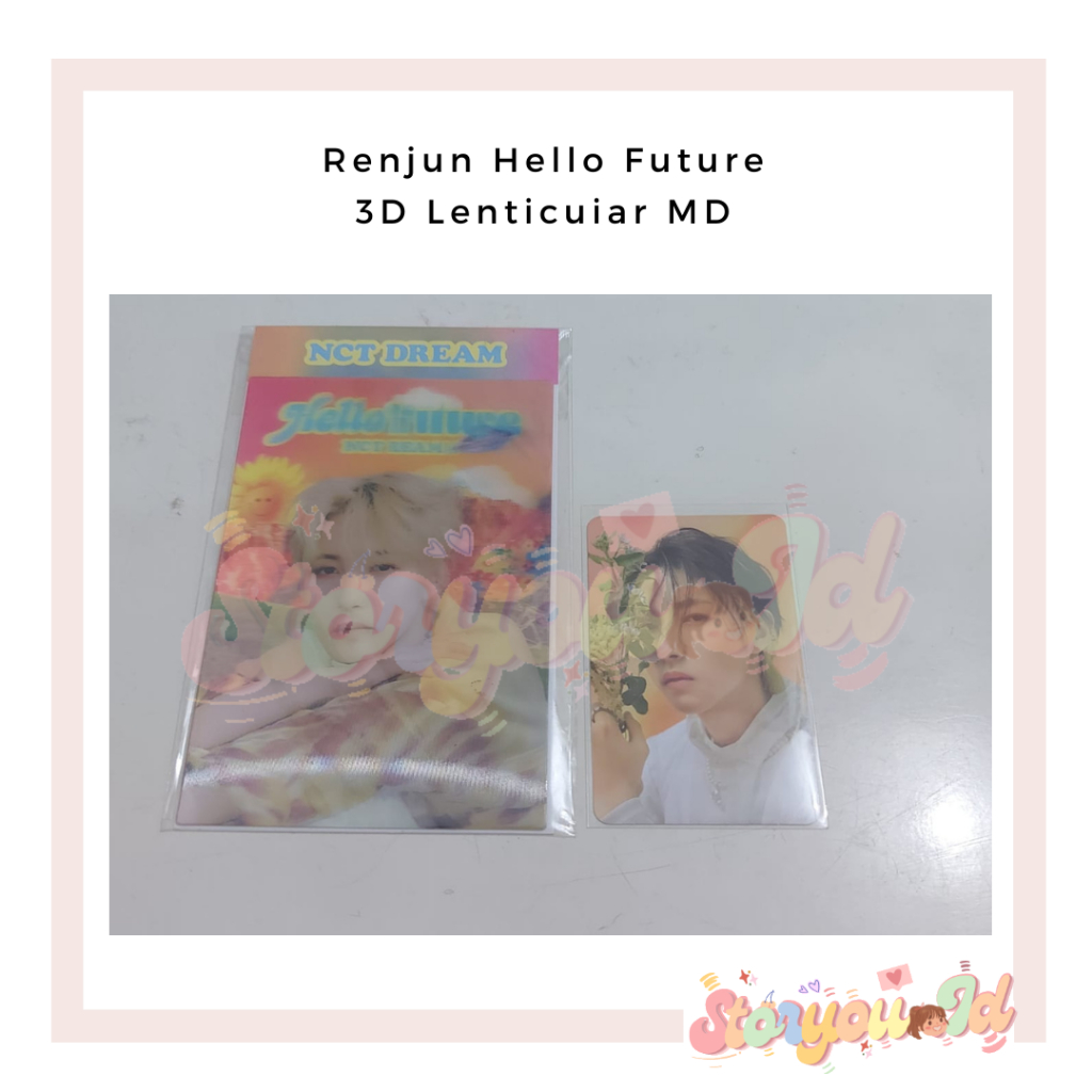 Renjun Official Photocard 3D Lenticular Hello Future Set