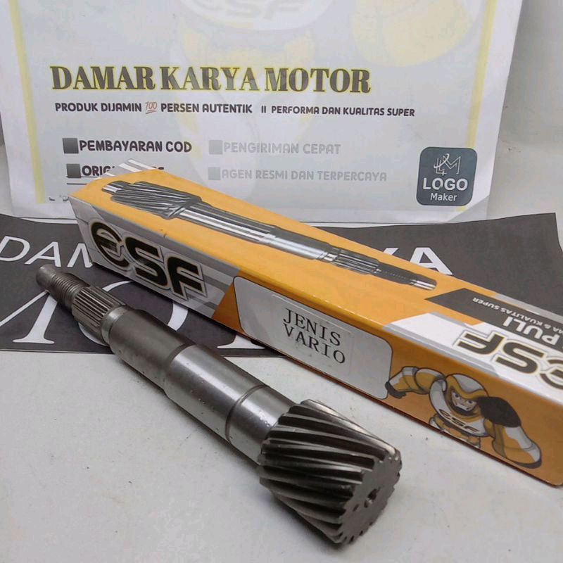 AS PULEY RASIO GARDAN VARIO TECNO 110 KARBU ESF