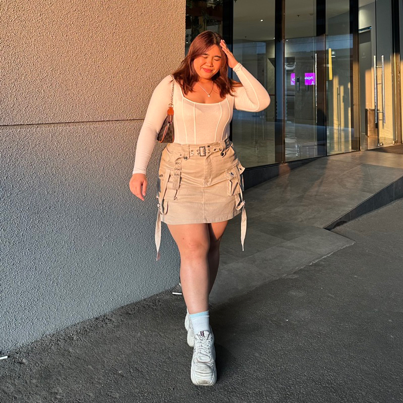 Grace Cargo Skirt || Cargo Skirt S - XXXL / jumbo cargo skirt / rok jumbo is