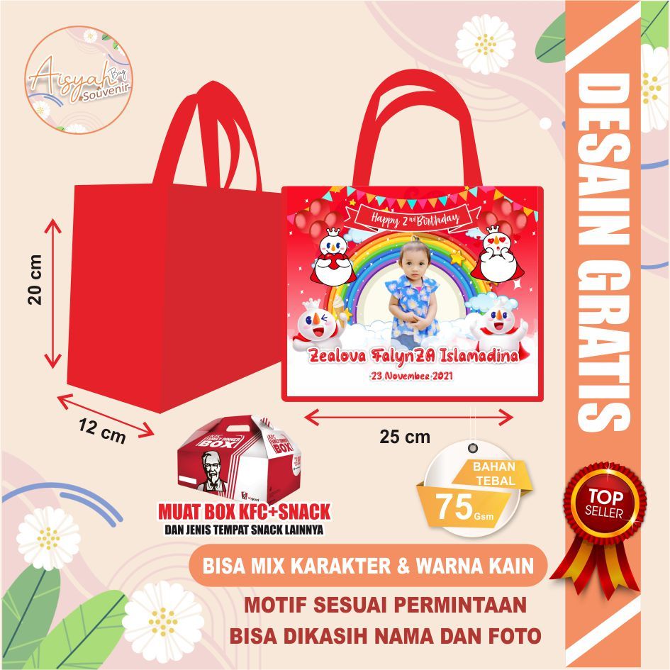 

TAS ULTAH MIXUE / TAS MIXUE / TAS ULANG TAHUN MIXUE / TAS ULTAH / TAS ULTAH ANAK / TAS ULANG TAHUN