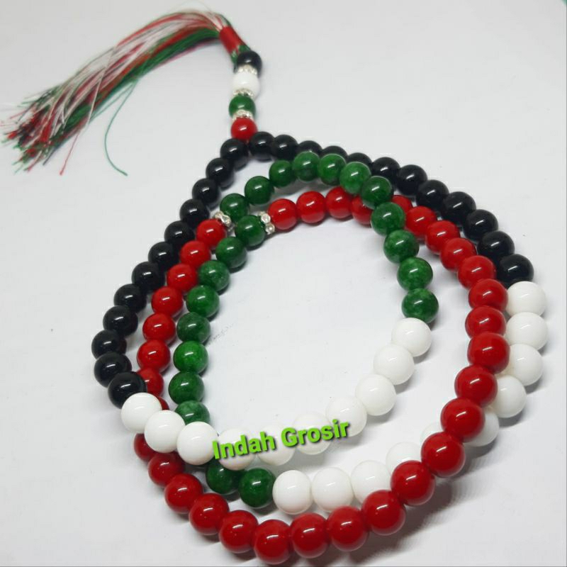 Tasbih Batu Palestin 8mm 99Butir Original