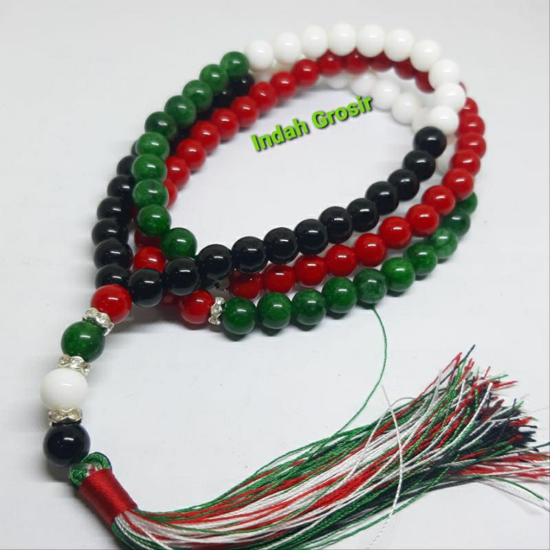 Tasbih Batu Palestin 8mm 99Butir Original