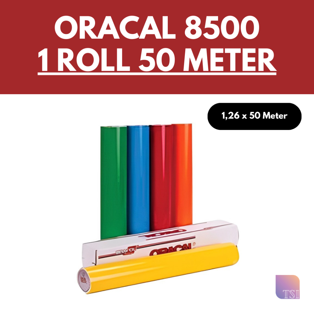 

Oracal Stiker 8500 Translucent 1 Roll (50 Meter)