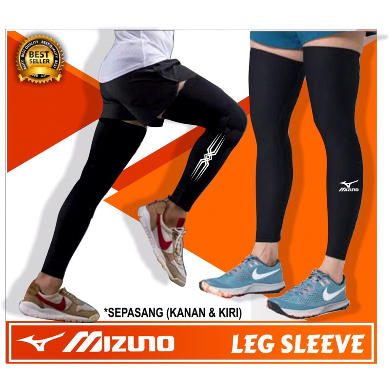 Manset kaki olahrag voli stoking kaki spandek lutut pelindung lutut olahraga futsal sepak bola gym p