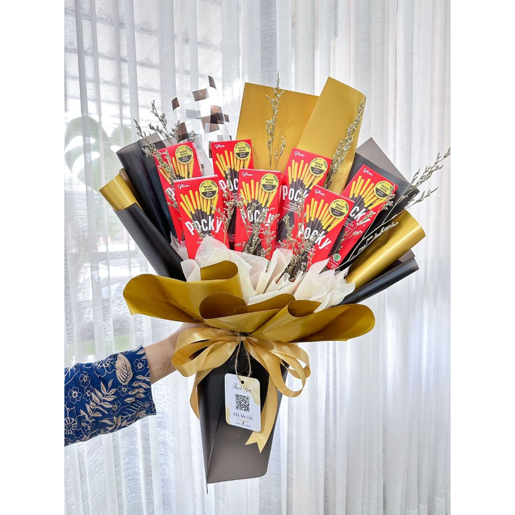 

JT - Buket Pocky / Bouquet Snack Birthday Gift / Wisuda / Kado Ulang Tahun