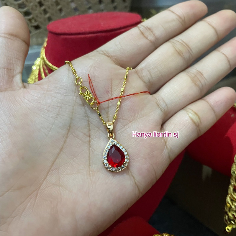 Liontin Delima Fashion Aksesoris Tambahan